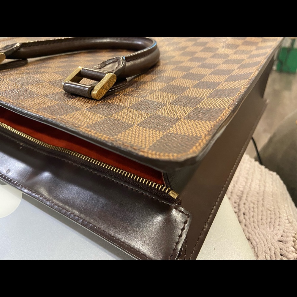 Louis Vuitton Sac Plat Handbag Damier - Picture 15 of 16